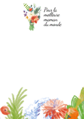 Bouquet floral pour la meilleure maman